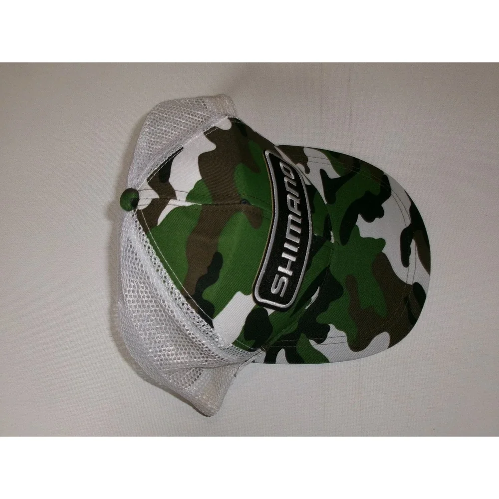 SHIMANO FISHING CAM LIGHTWEIGHT TRUCKER 00S HAT CAP VINTAGE DEADSTOCK H3